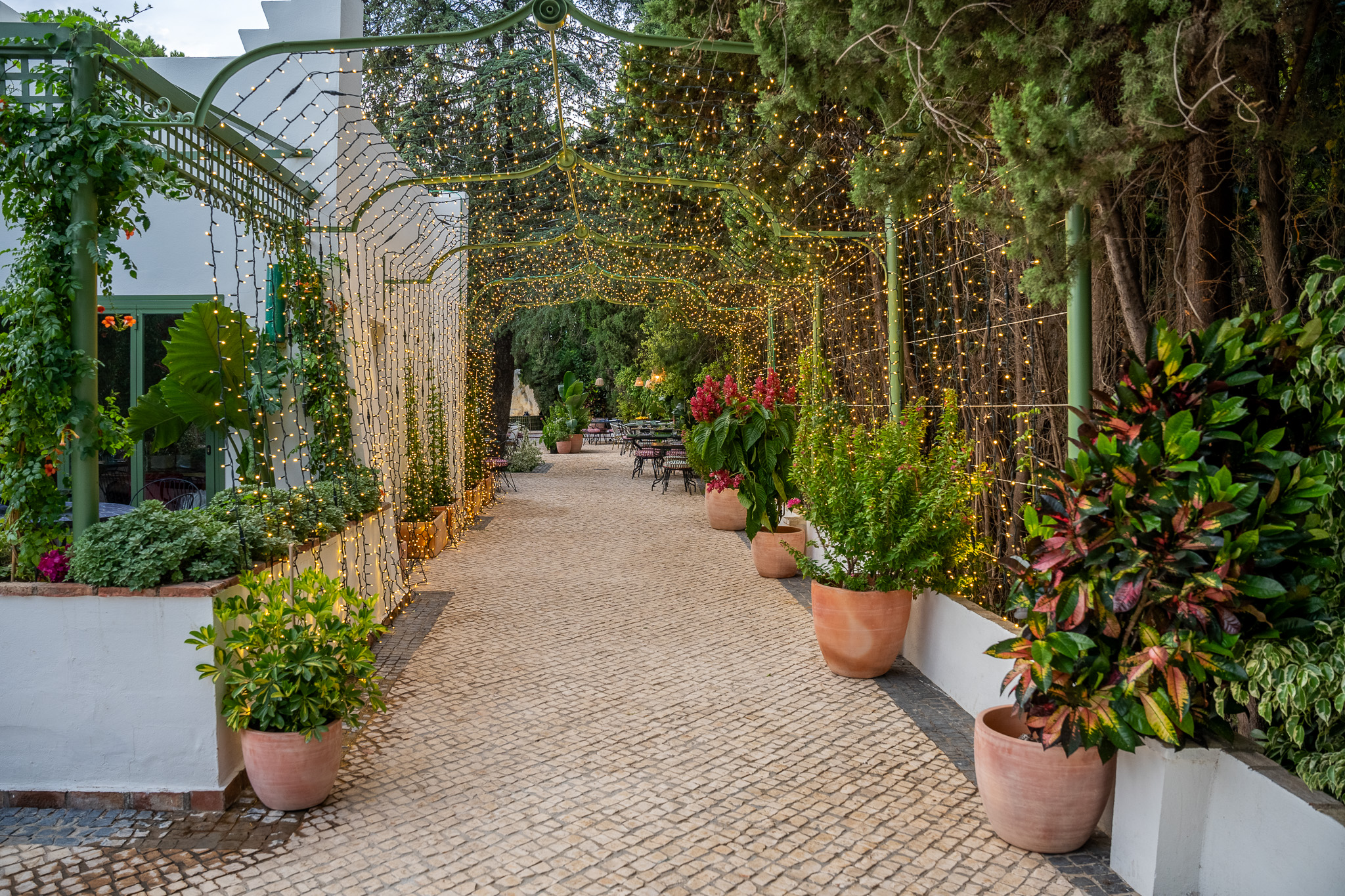Paseo entre jardines de Casalimón